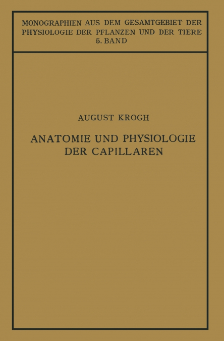 Anatomie Und Physiologie Der Capillaren