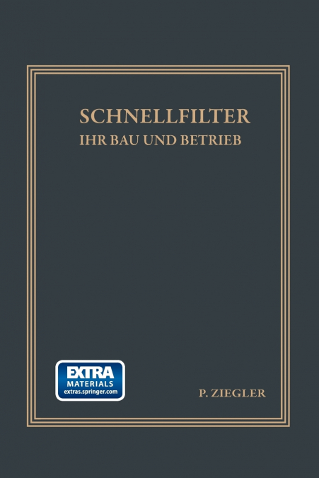 Schnellfilter Ihr Bau Und Betrieb
