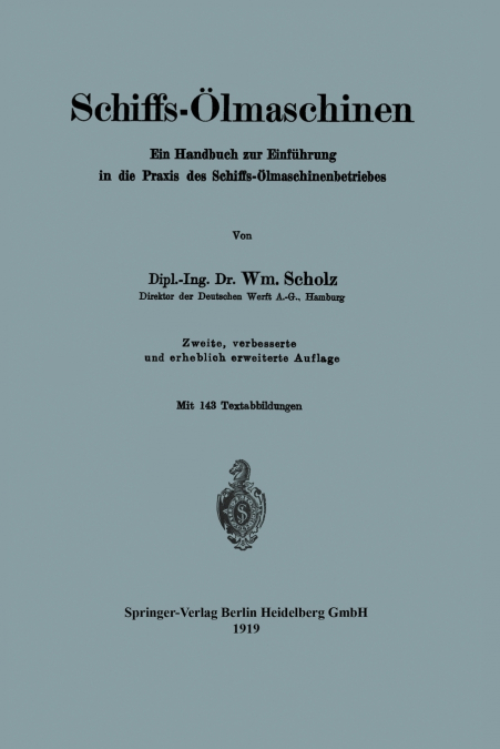 Schiffs-Olmaschinen