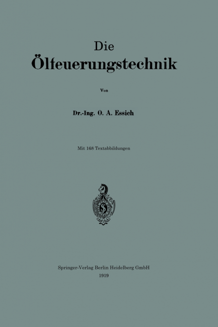 Die Olfeuerungstechnik