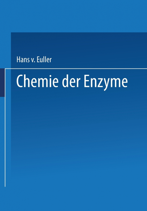 Chemie Der Enzyme