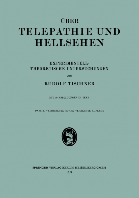 Uber Telepathie Und Hellsehen