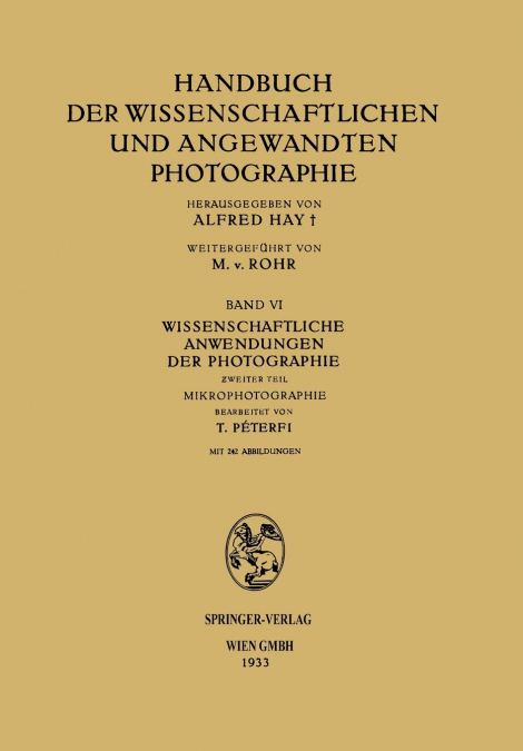 Wissenschaftliche Anwendungen der Photographie