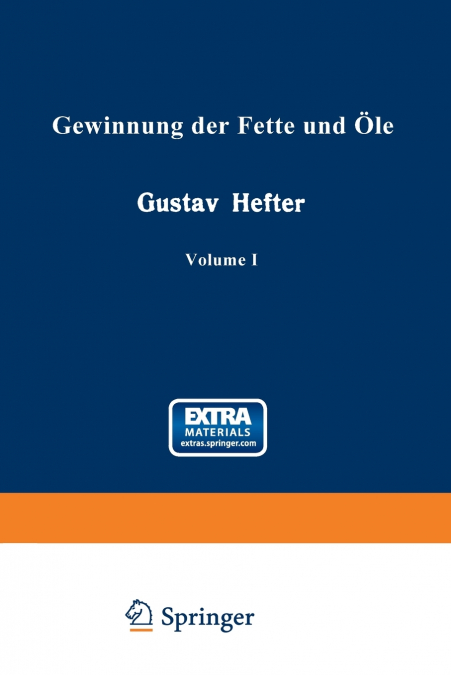 Gewinnung Der Fette Und OLE