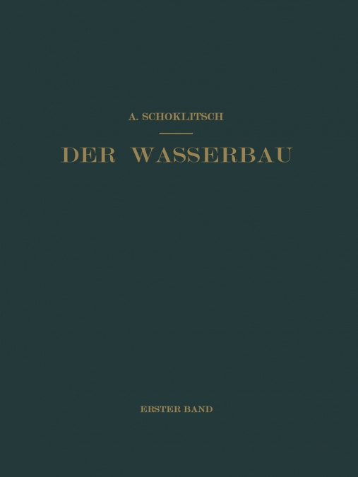 Der Wasserbau