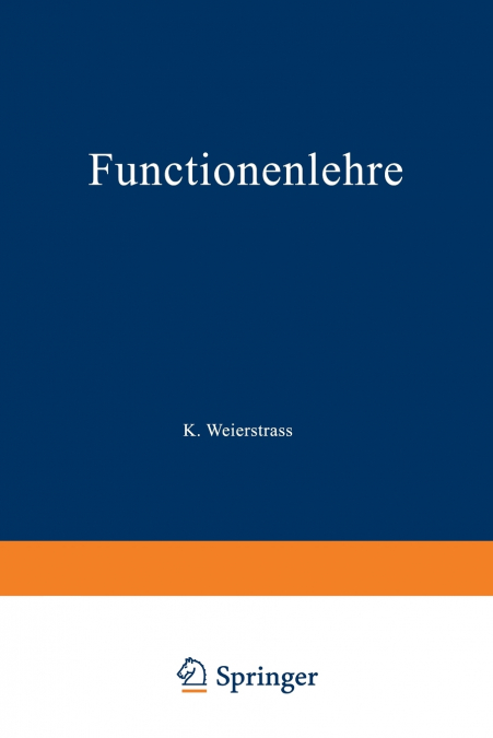 Functionenlehre
