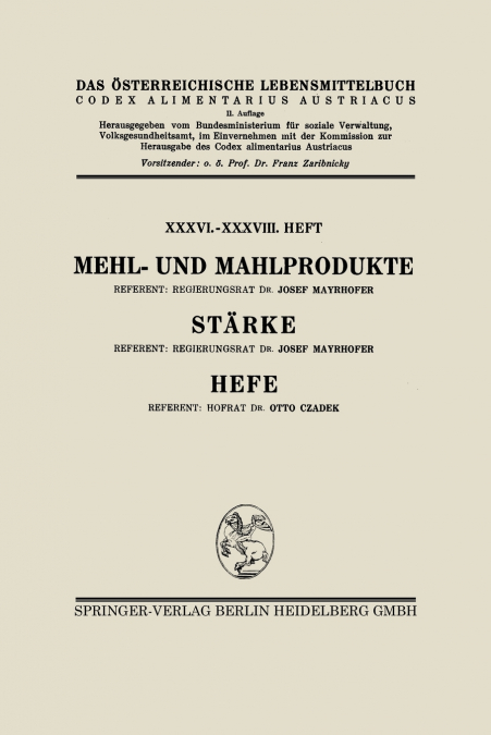 Mehl- Und Mahlprodukte. Starke. Hefe