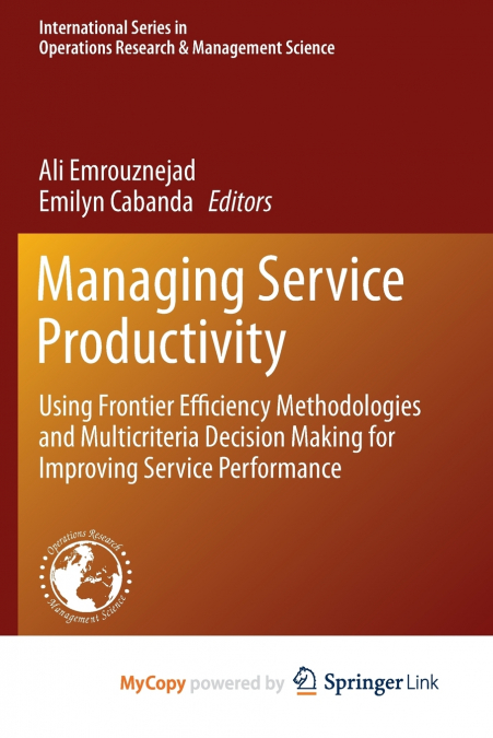 Managing Service Productivity
