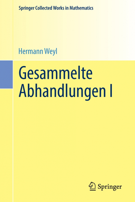 Gesammelte Abhandlungen I
