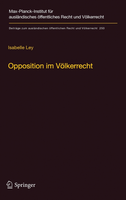 Opposition im Völkerrecht