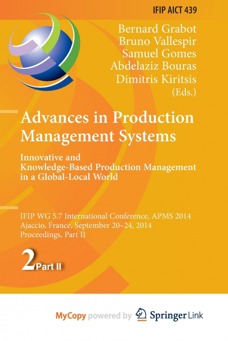 Advances in Production Management Systems