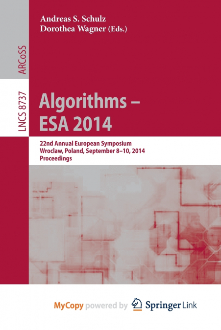 Algorithms - ESA 2014