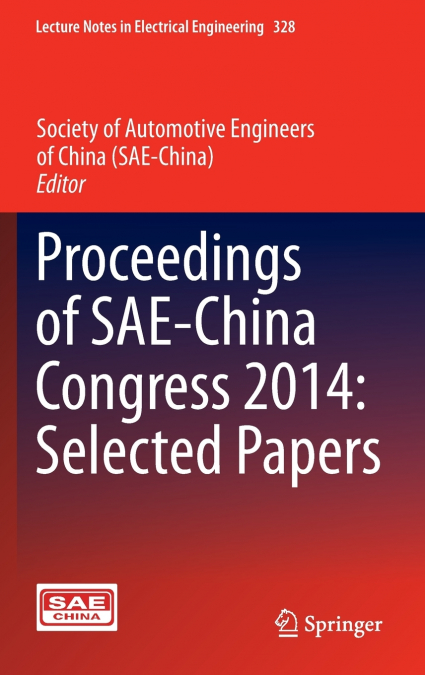 Proceedings of SAE-China Congress 2014