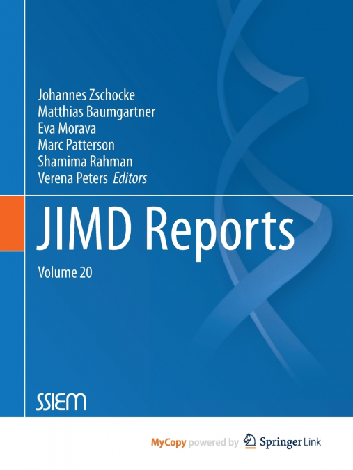 JIMD Reports, Volume 20