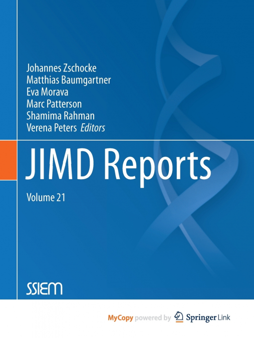 JIMD Reports, Volume 21