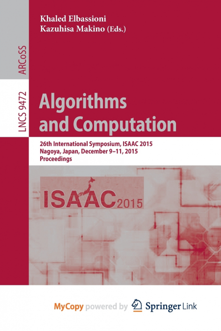 Algorithms and Computation