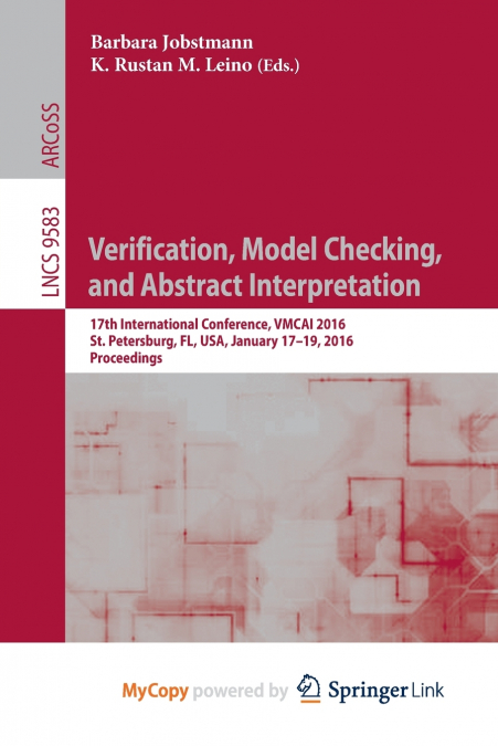 Verification, Model Checking, and Abstract Interpretation