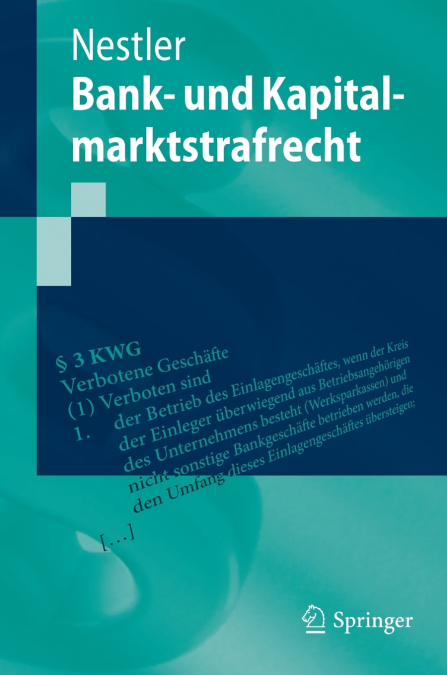 Bank- und Kapitalmarktstrafrecht