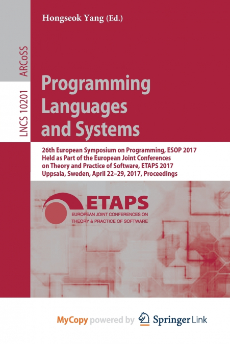 Programming Languages and Systems
