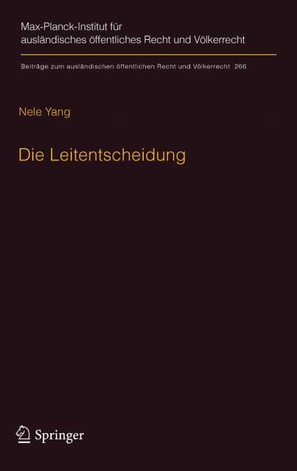Die Leitentscheidung