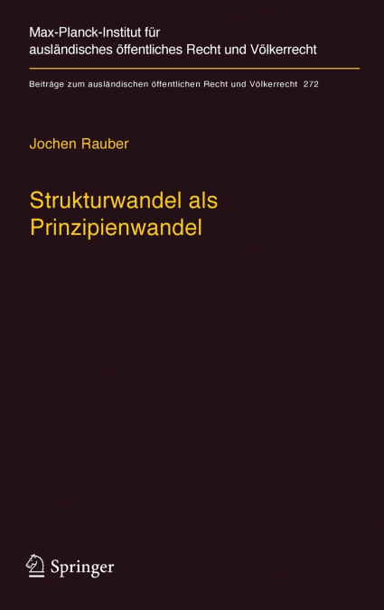 Strukturwandel als Prinzipienwandel