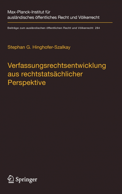 Verfassungsrechtsentwicklung aus rechtstatsächlicher Perspektive