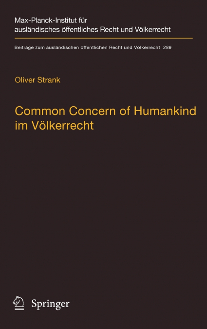 Common Concern of Humankind im Völkerrecht