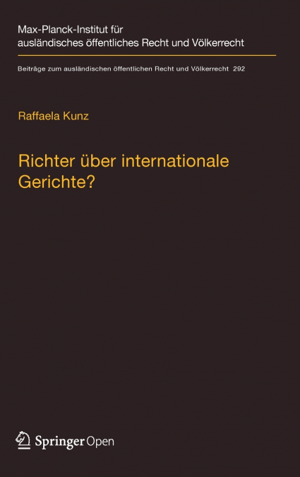 Richter über internationale Gerichte?