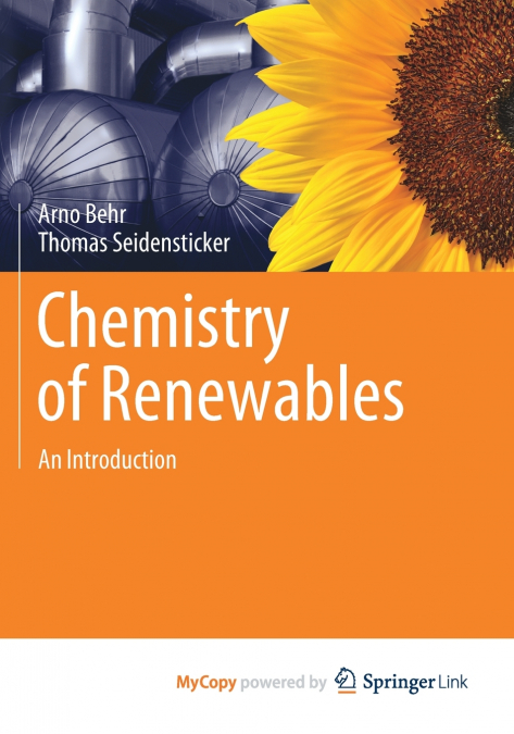 Chemistry of Renewables