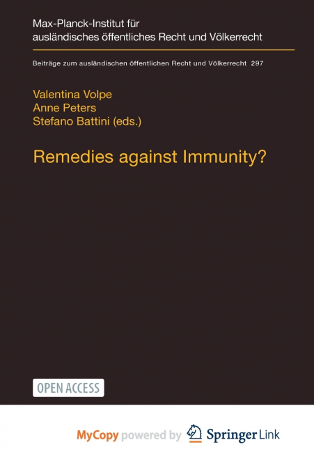 Remedies against Immunity?