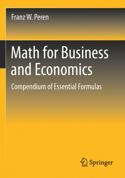 Math for Business and Economics