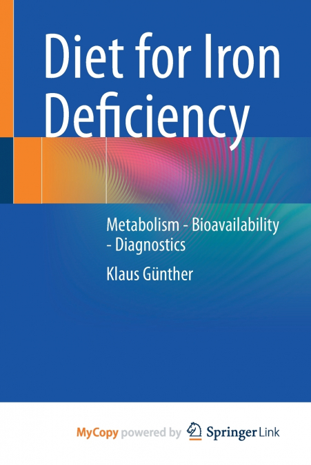 Diet for Iron Deficiency