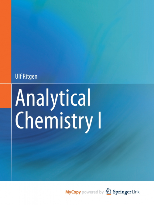 Analytical Chemistry I