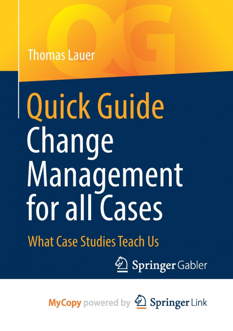 Quick Guide Change Management for all Cases