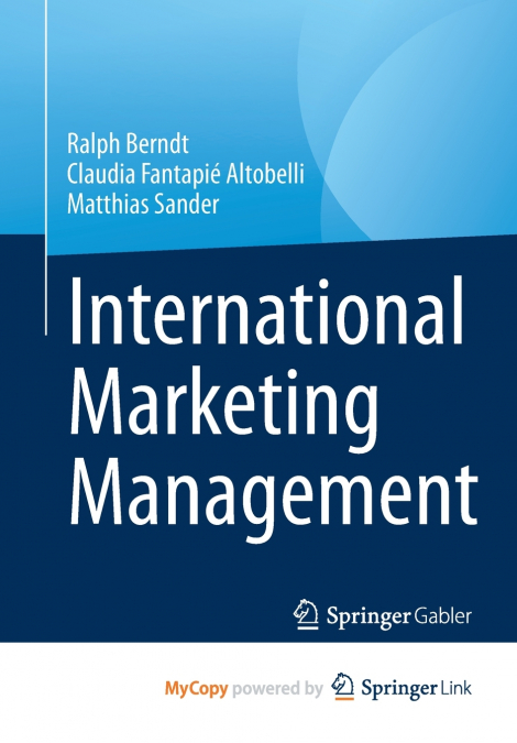 International Marketing Management