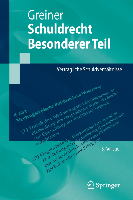 Schuldrecht Besonderer Teil