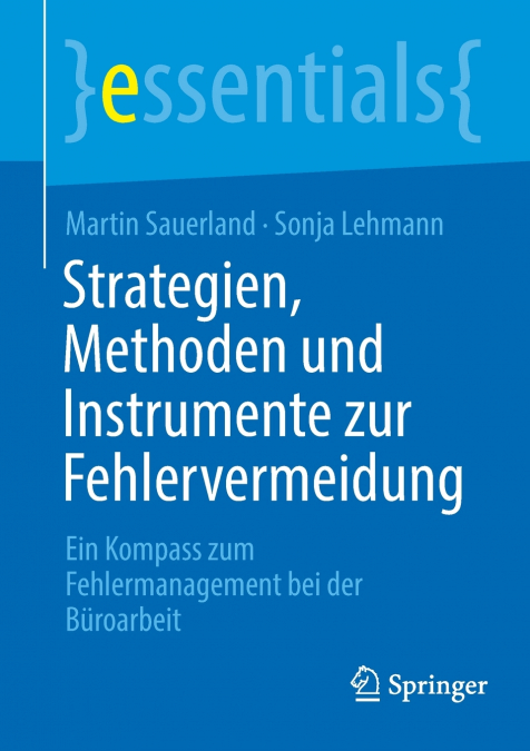 Strategien, Methoden und Instrumente zur Fehlervermeidung