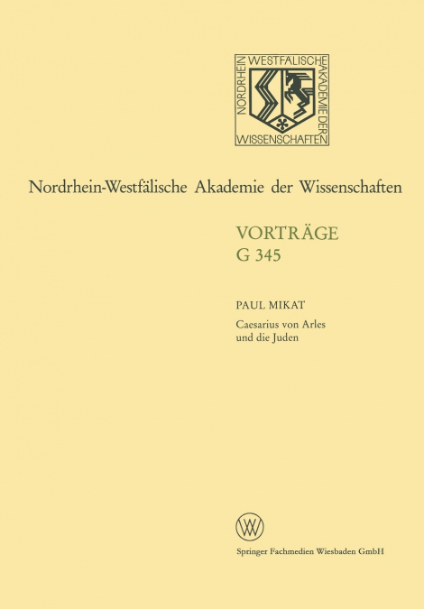 Caesarius Von Arles Und Die Juden