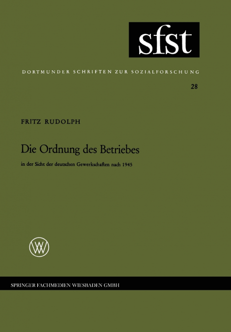 Die Ordnung Des Betriebes