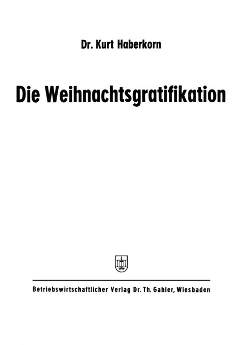 Die Weihnachtsgratifikation