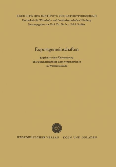 Exportgemeinschaften
