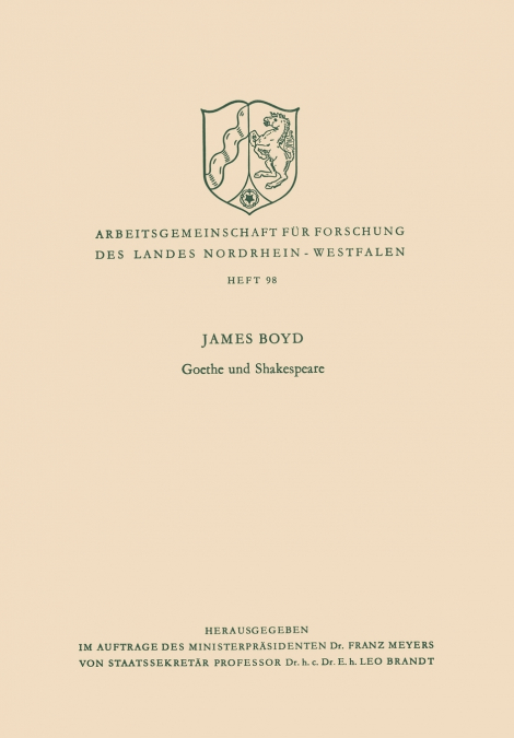 Goethe und Shakespeare