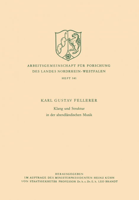 Klang und Struktur in der abendländischen Musik