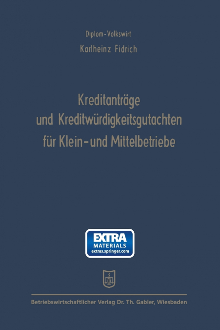 Kreditantrage Und Kreditwurdigkeitsgutachten Fur Klein- Und Mittelbetriebe