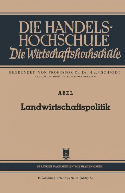 Landwirtschaftspolitik