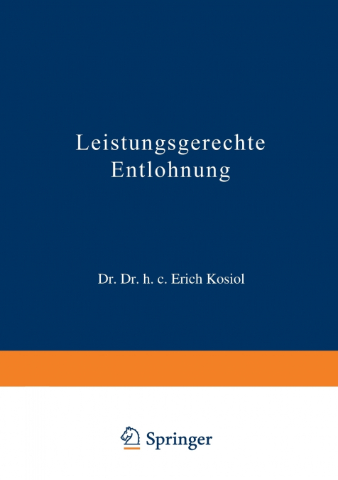 Leistungsgerechte Entlohnung