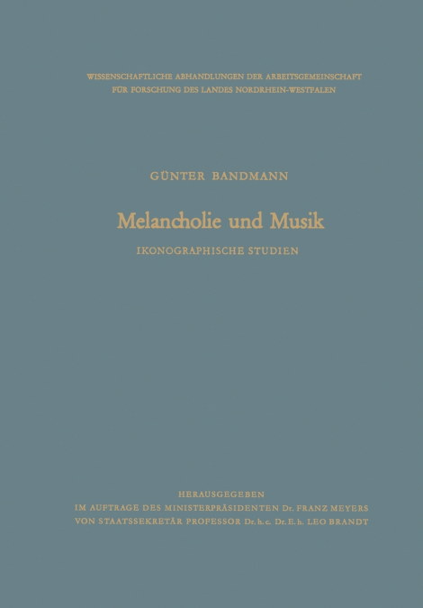 Melancholie Und Musik