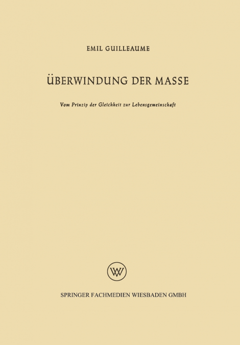 Uberwindung Der Masse