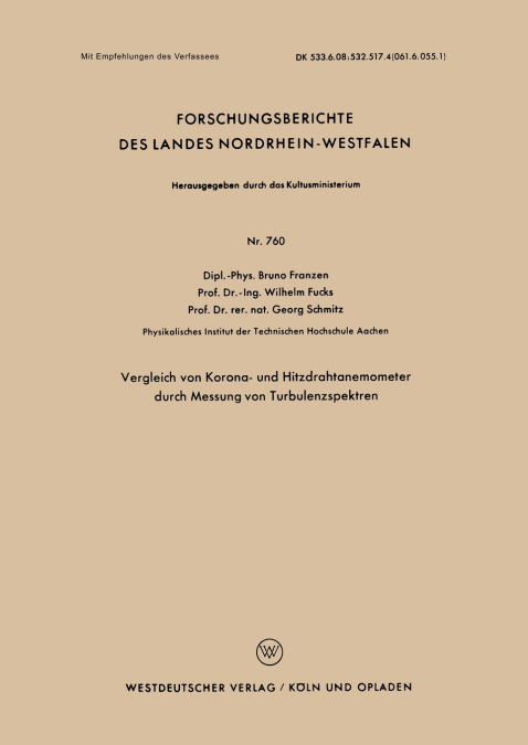 Vergleich von Korona- und Hitzdrahtanemometer durch Messung von Turbulenzspektren