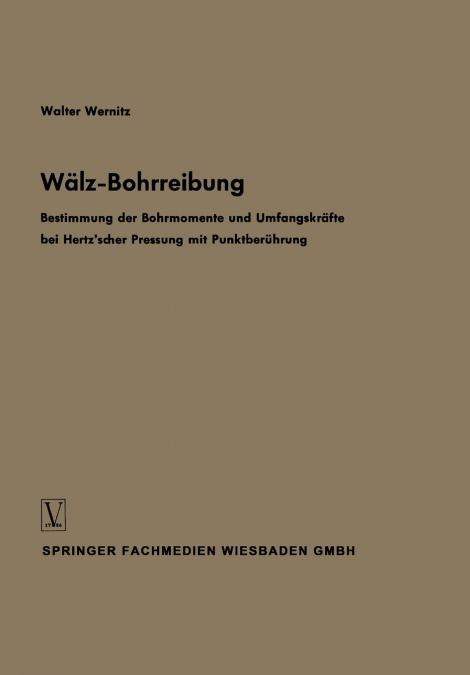 Walz-Bohrreibung